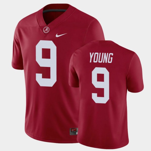 Men's Alabama Crimson Tide Game Crimson Bryce Young #9 Jersey 932819-691