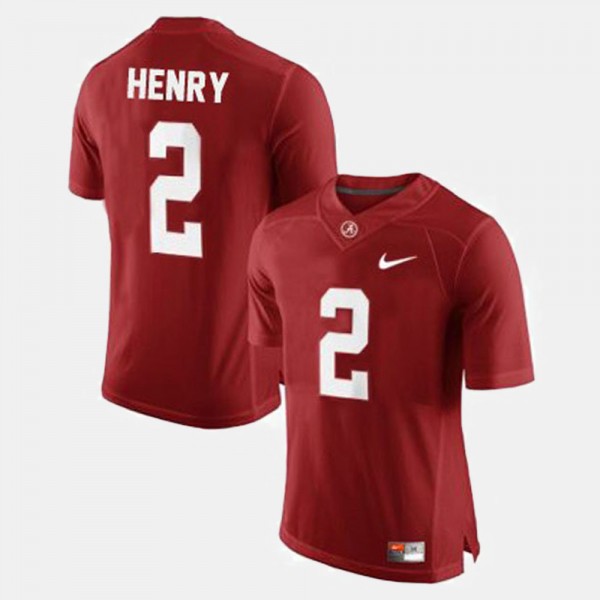 Youth Alabama Crimson Tide College Football Red Derrick Henry #2 Jersey 477192-322