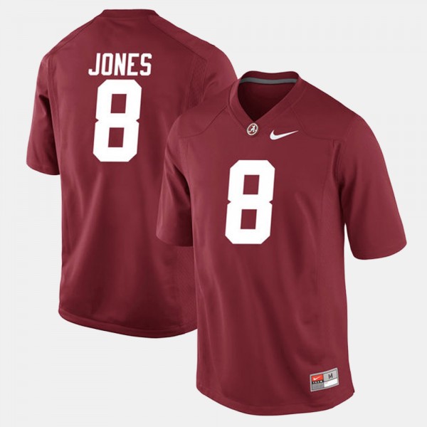 Men's Alabama Crimson Tide Alumni Football Game Crimson Julio Jones #8 Jersey 501861-156
