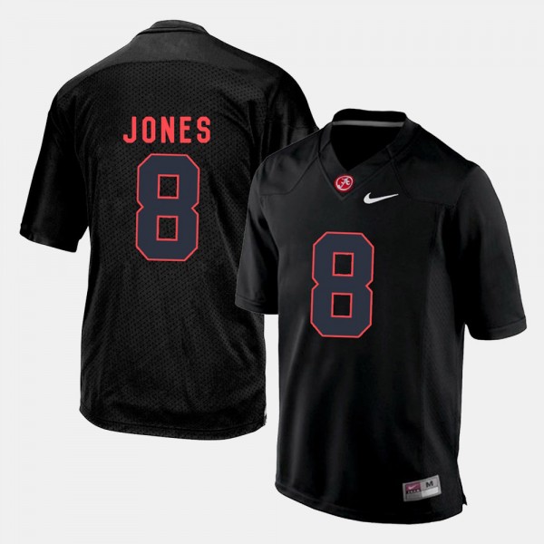 Men's Alabama Crimson Tide College Football Black Julio Jones #8 Jersey 776530-737