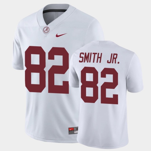Men's Alabama Crimson Tide College Football White Irv Smith Jr. #82 Game Jersey 358034-838