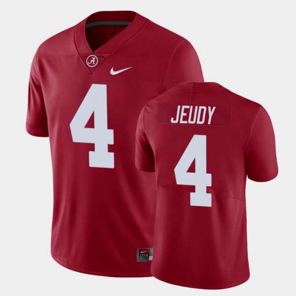 Men's Alabama Crimson Tide Limited Crimson Jerry Jeudy #4 Jersey 595017-148