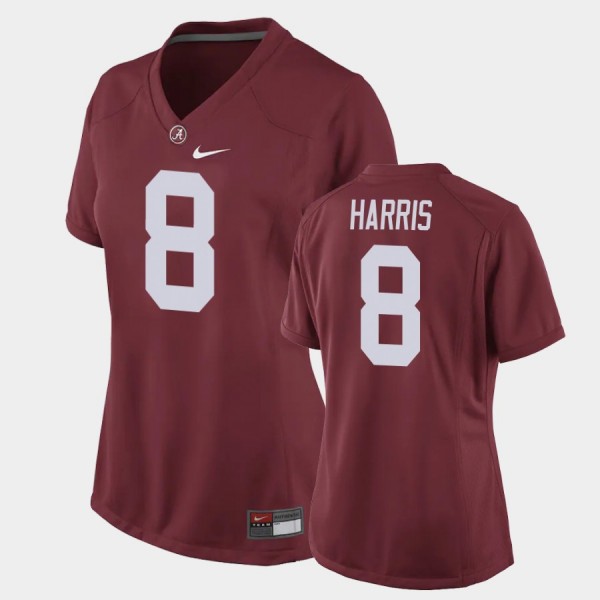 Women's Alabama Crimson Tide Game Crimson Christian Harris #8 Replica Football Jersey 736112-225