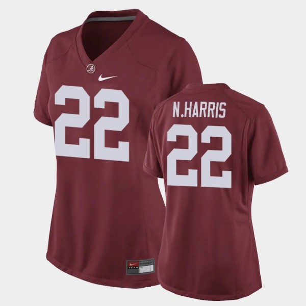 Women's Alabama Crimson Tide Game Crimson Najee Harris #22 Replica Football Jersey 294723-962
